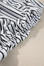 Tankinis Monochrome Striped Tankini Set