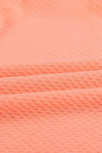 Tankinis Orange Printed Splicing Racerback Tankini