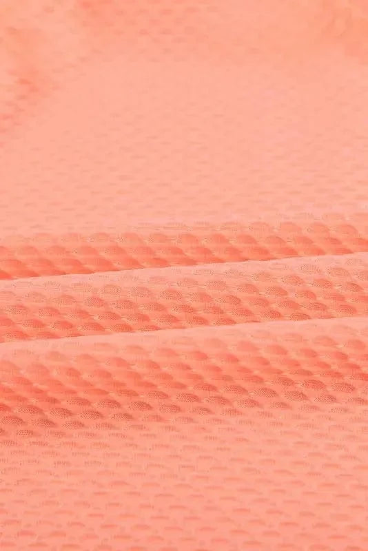 Tankinis Orange Printed Splicing Racerback Tankini