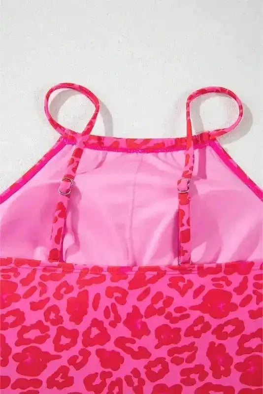 Tankinis Rose Leopard Tankini - 2pcs Swimsuit