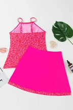 Tankinis Rose Leopard Tankini - 2pcs Swimsuit