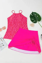 Tankinis Rose Leopard Tankini - 2pcs Swimsuit