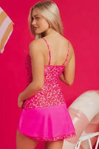 Tankinis Rose Leopard Tankini - 2pcs Swimsuit