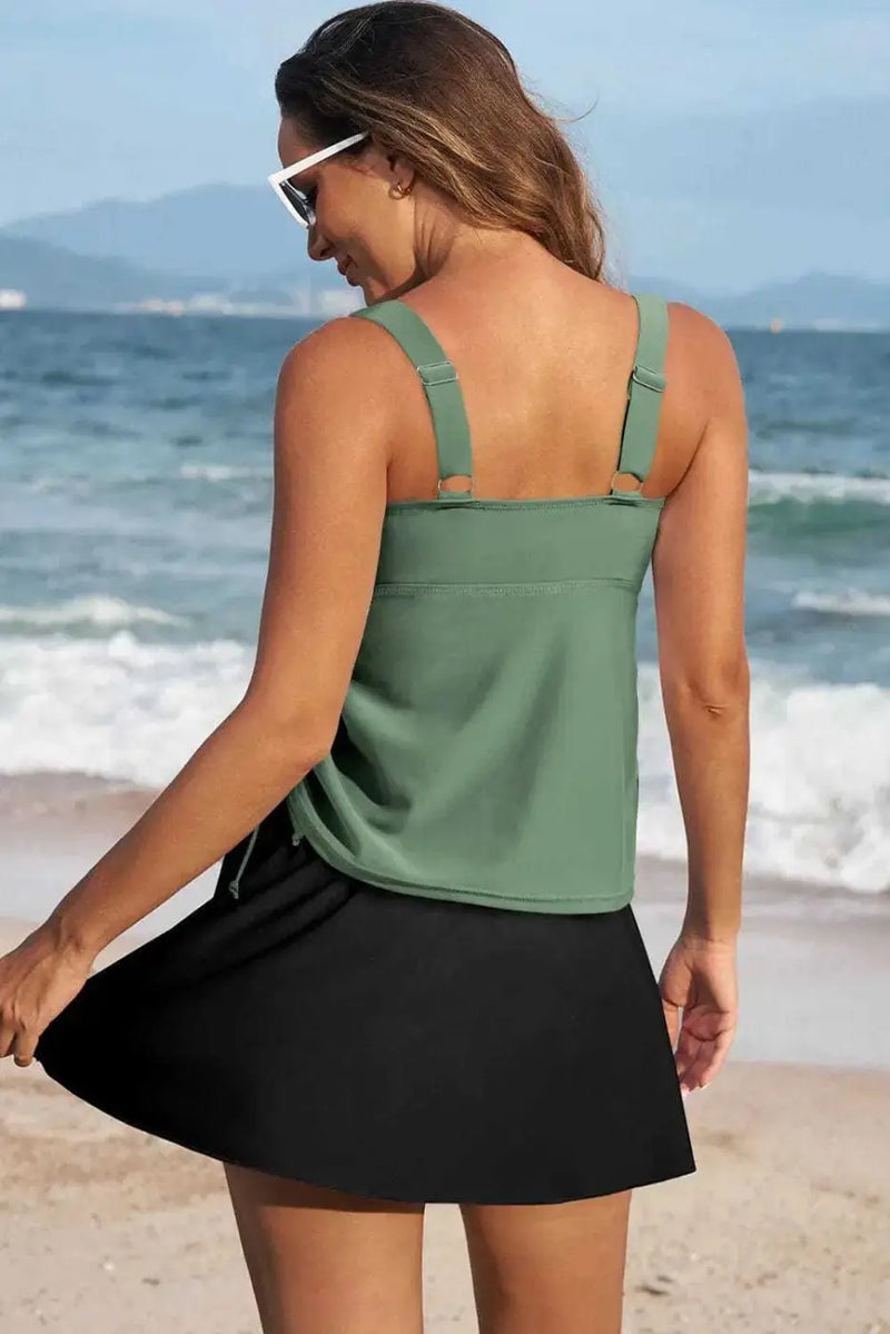 Tankinis Tankini and Matching Skort Bathing Suit