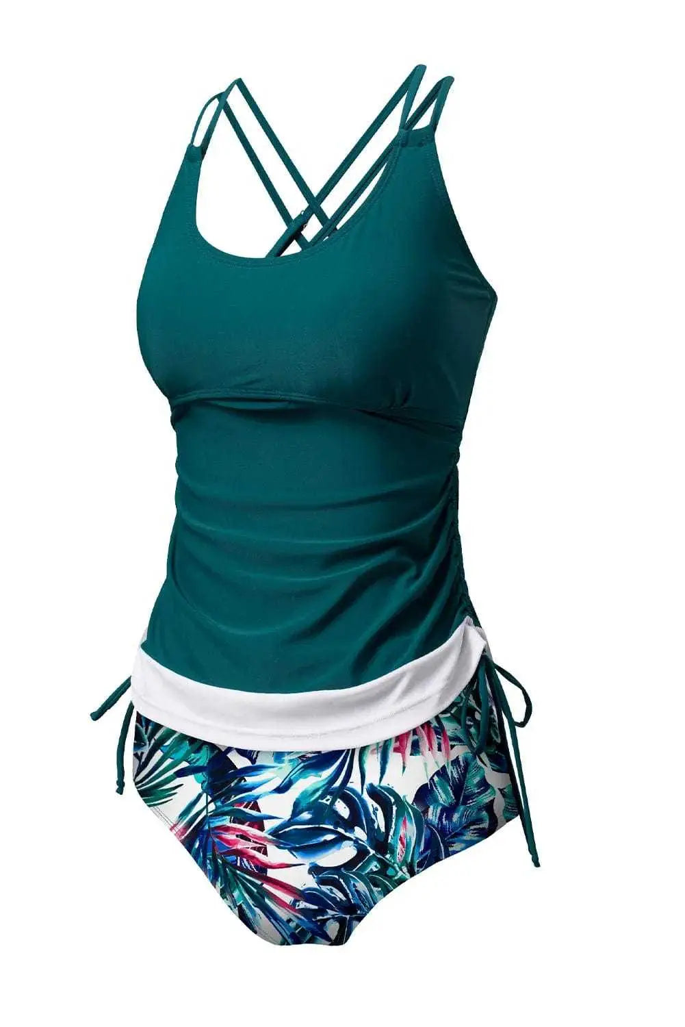 Tankinis Tummy Control Tankini Swimsuit - Mix-and-match 2pcs