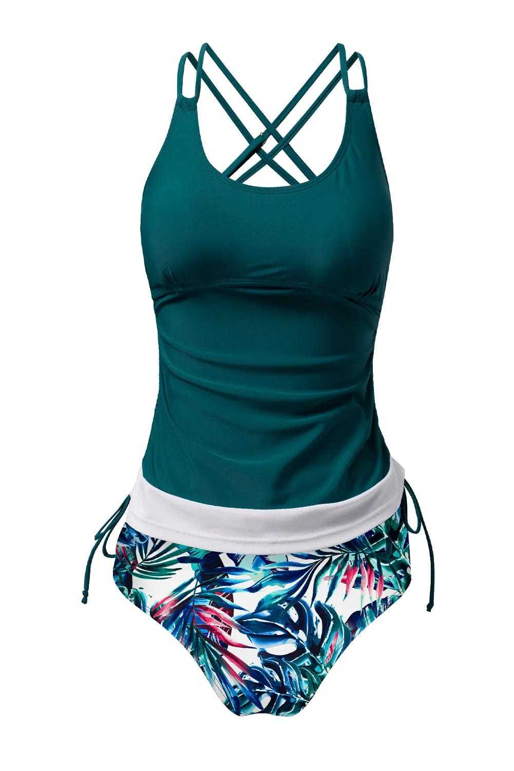 Tankinis Tummy Control Tankini Swimsuit - Mix-and-match 2pcs