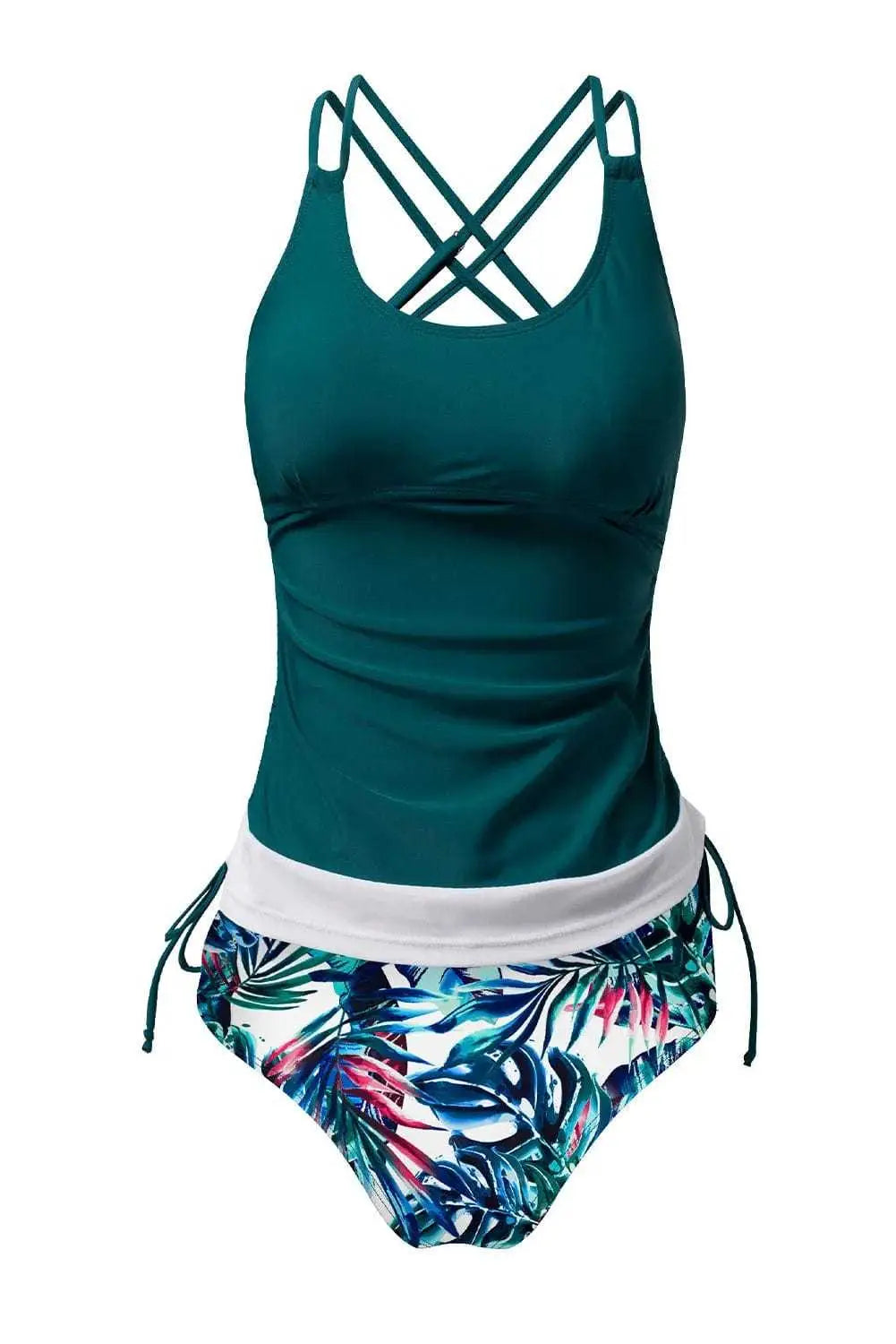 Tankinis Tummy Control Tankini Swimsuit - Mix-and-match 2pcs