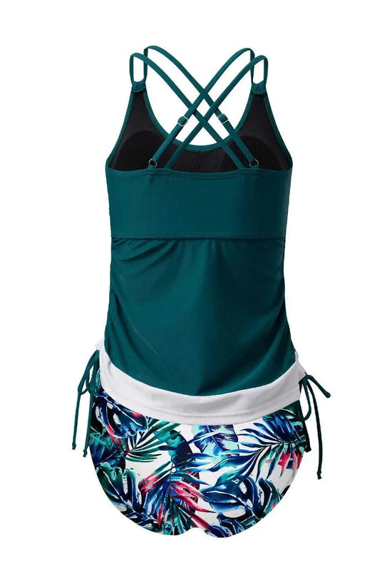 Tankinis Tummy Control Tankini Swimsuit - Mix-and-match 2pcs