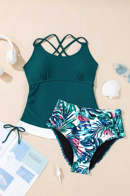 Tankinis Tummy Control Tankini Swimsuit - Mix-and-match 2pcs