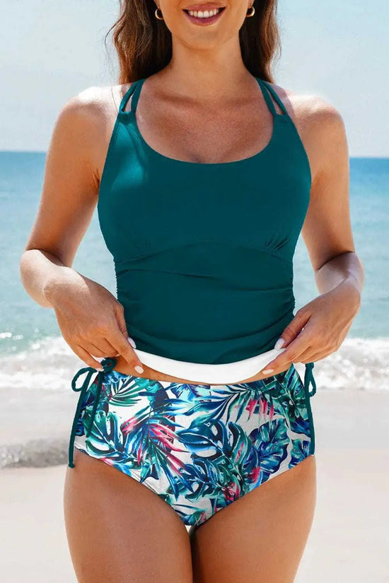 Tankinis Tummy Control Tankini Swimsuit - Mix-and-match 2pcs