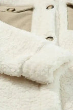 Teddy Coats Cozy Beige Teddy Coat