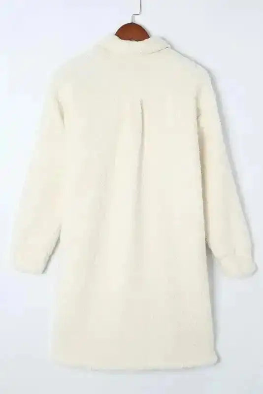 Teddy Coats Cozy Beige Teddy Coat