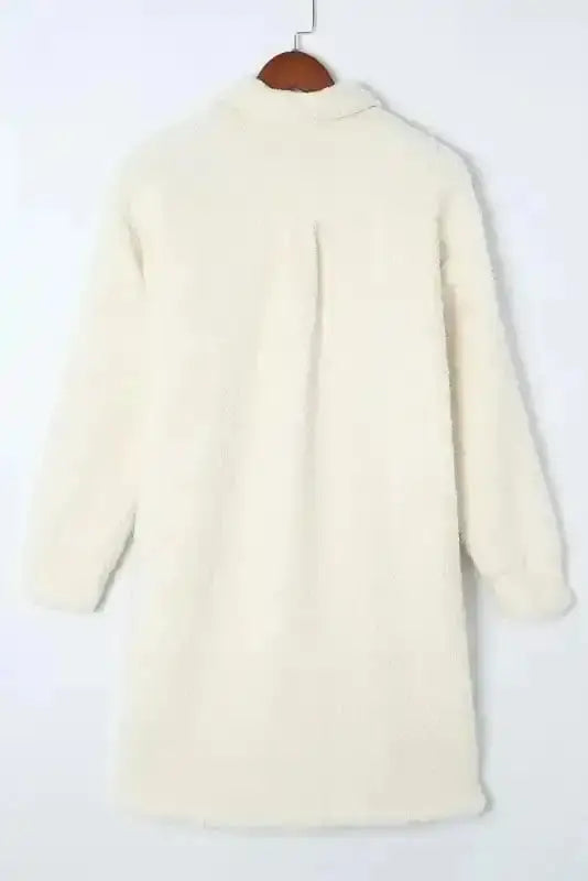 Teddy Coats Cozy Beige Teddy Coat