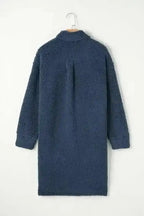 Teddy Coats Cozy Blue Teddy Coat