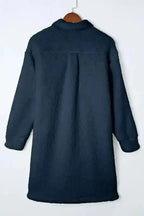 Teddy Coats Cozy Blue Teddy Coat