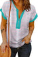 Tees Pink Pacer Zip Top