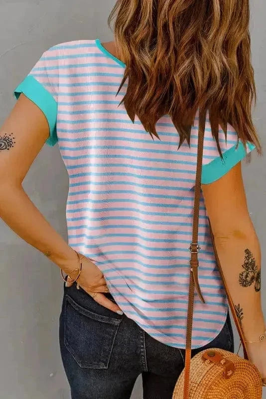 Tees Pink Pacer Zip Top