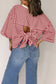 Tees Red Stripe / S / 75%Polyester+25%Cotton BowVogue Women's Striped T-Shirt – Soft Cotton Bow Neck Casual Top