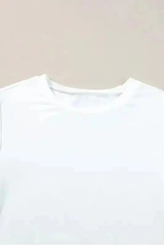 Tees White Bloom Crochet Top