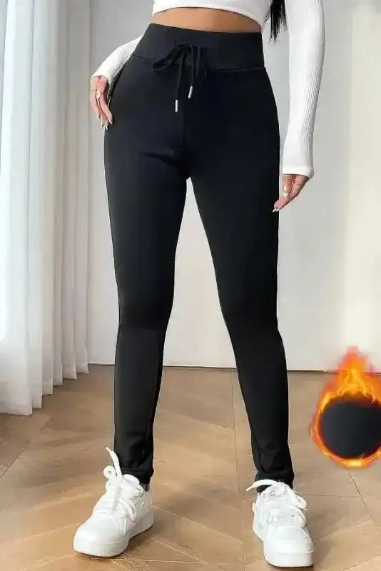 Thermal Leggings CozyFit Thermal Drawstring Leggings