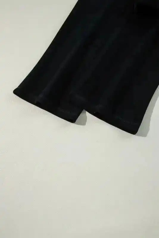 Thermal Pants EasyTone Fleece Lined Trousers - Black