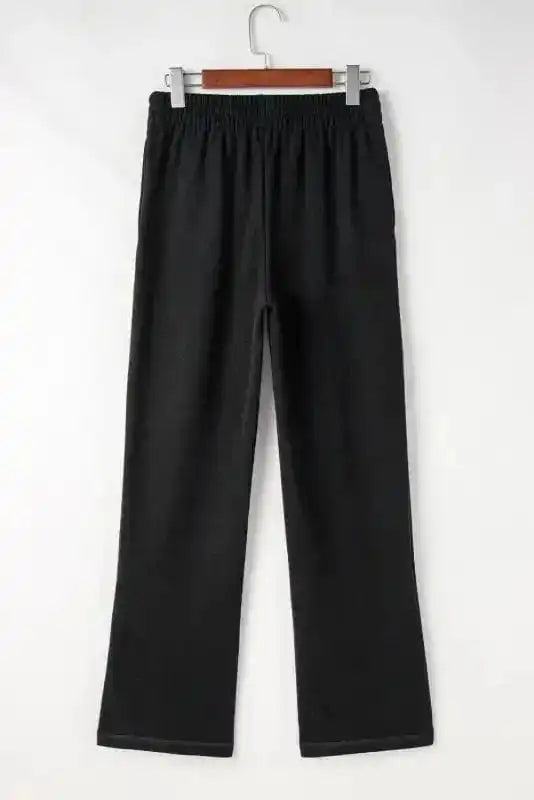 Thermal Pants EasyTone Fleece Lined Trousers - Black