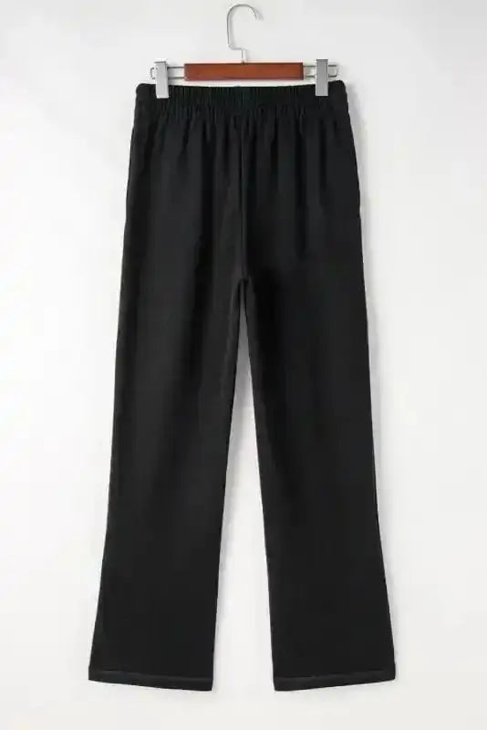 Thermal Pants EasyTone Fleece Lined Trousers - Black