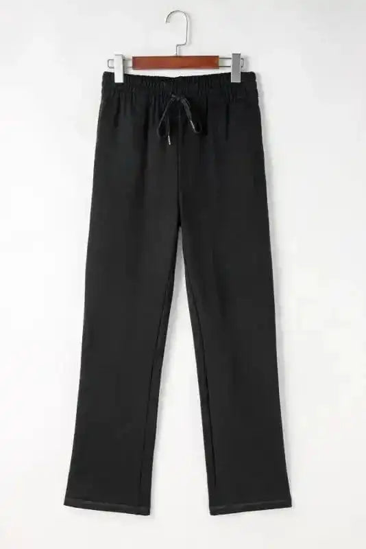 Thermal Pants EasyTone Fleece Lined Trousers - Black