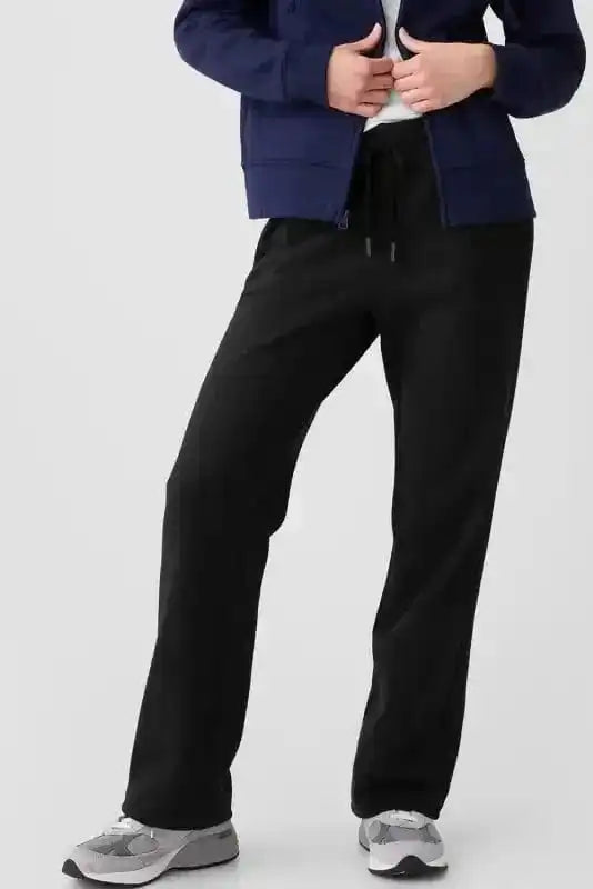 Thermal Pants EasyTone Fleece Lined Trousers - Black