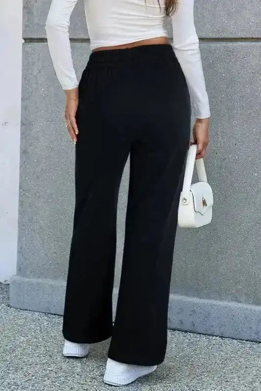 Thermal Pants EasyTone Fleece Lined Trousers - Black