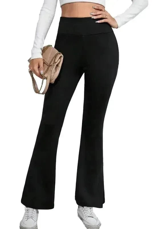 Thermal Pants Thermal Lined Flared Pants