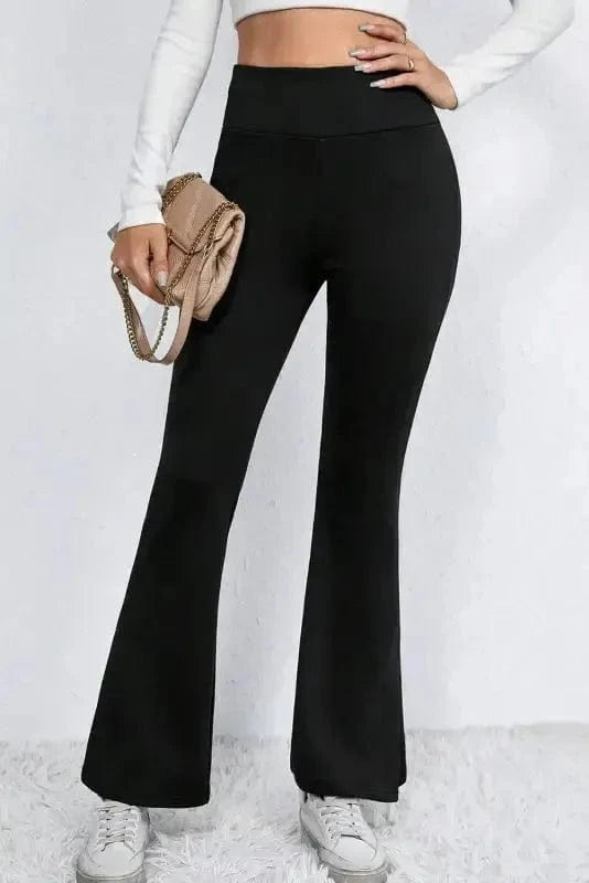 Thermal Pants Thermal Lined Flared Pants