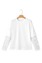 Tops Romantic Lace Long Sleeve Top