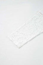 Tops Romantic Lace Long Sleeve Top