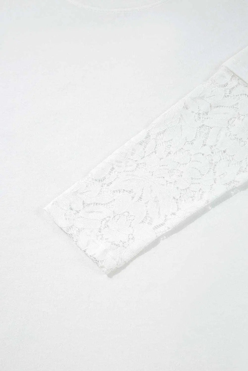 Tops Romantic Lace Long Sleeve Top