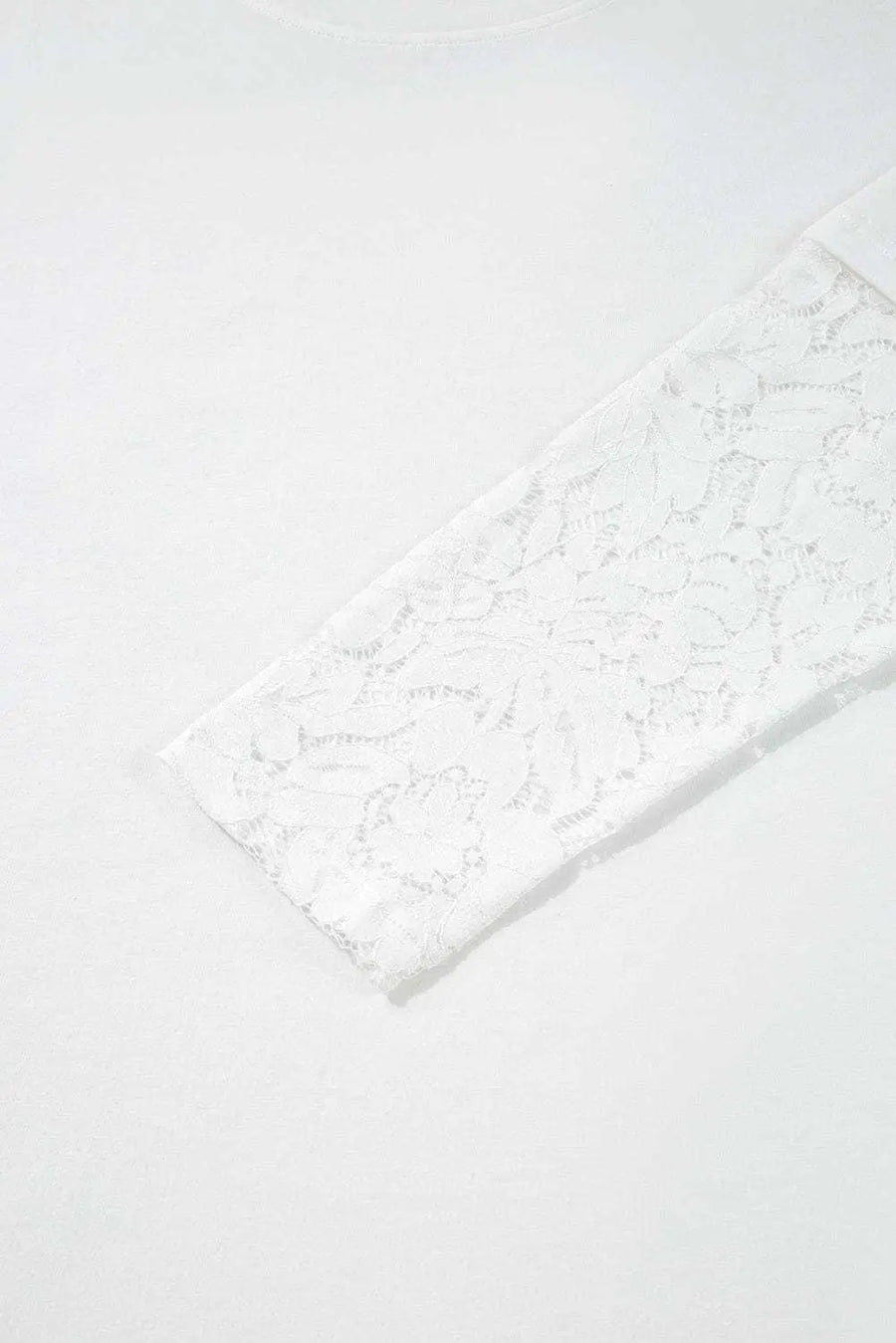Tops Romantic Lace Long Sleeve Top