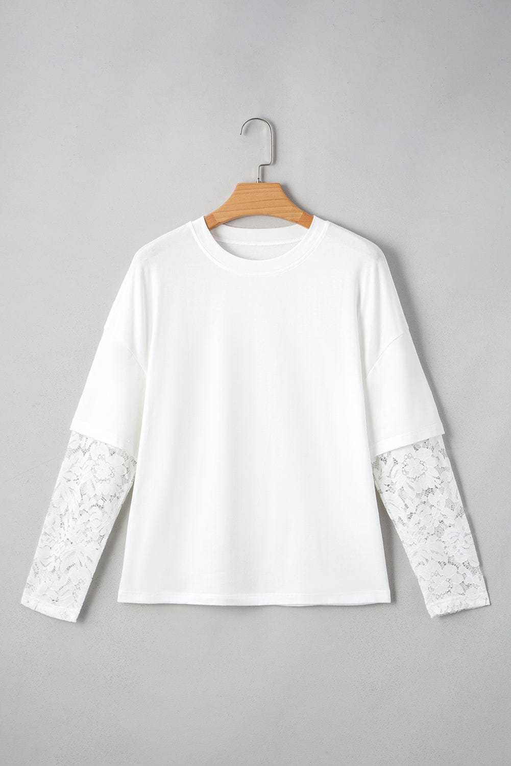 Tops Romantic Lace Long Sleeve Top