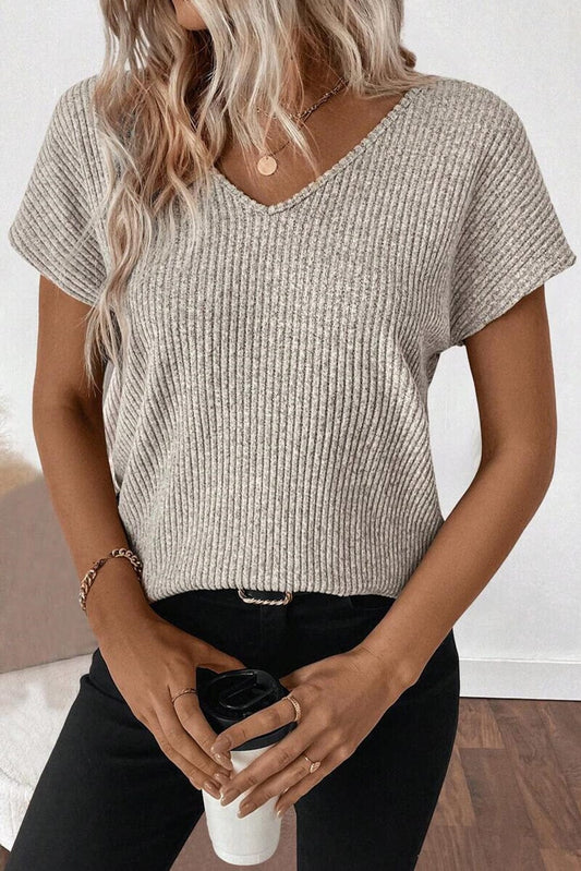 Tops Soft Hue Bow Back Blouse