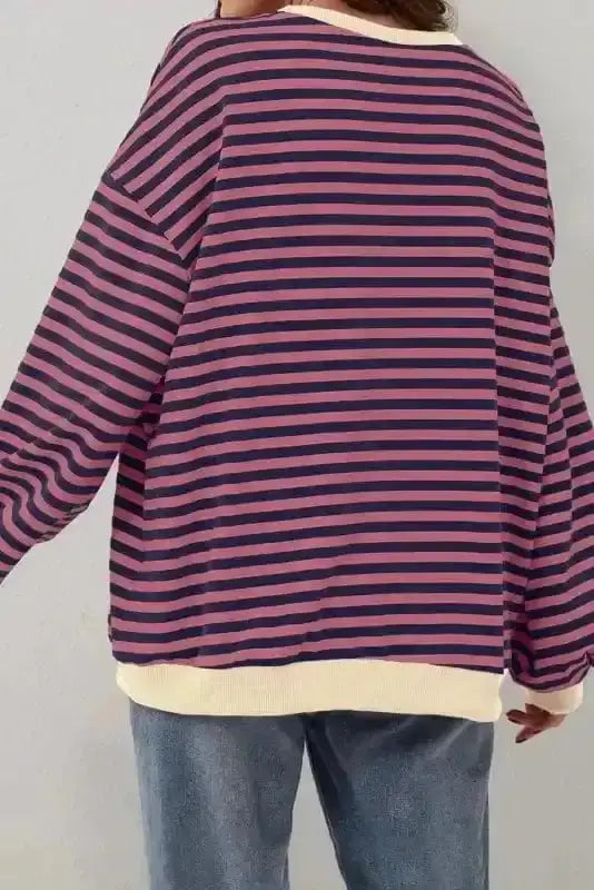 Tops/Sweatshirts & Hoodies Bold Trim Boxy Sweatshirt