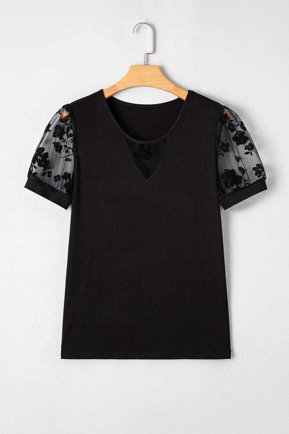 Tops & Tees Dark Elegance Lace Tee