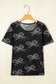 Tops & Tees Midnight Bow Mesh Tee