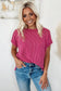 Tops/Tops & Tees Summer Knit Exposed Stitching T-shirt
