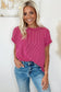 Tops/Tops & Tees Summer Knit Exposed Stitching T-shirt