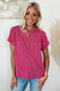 Tops/Tops & Tees Summer Knit Exposed Stitching T-shirt