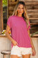 Tops/Tops & Tees Summer Knit Exposed Stitching T-shirt