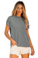 Tops/Tops & Tees Summer Knit Exposed Stitching T-shirt