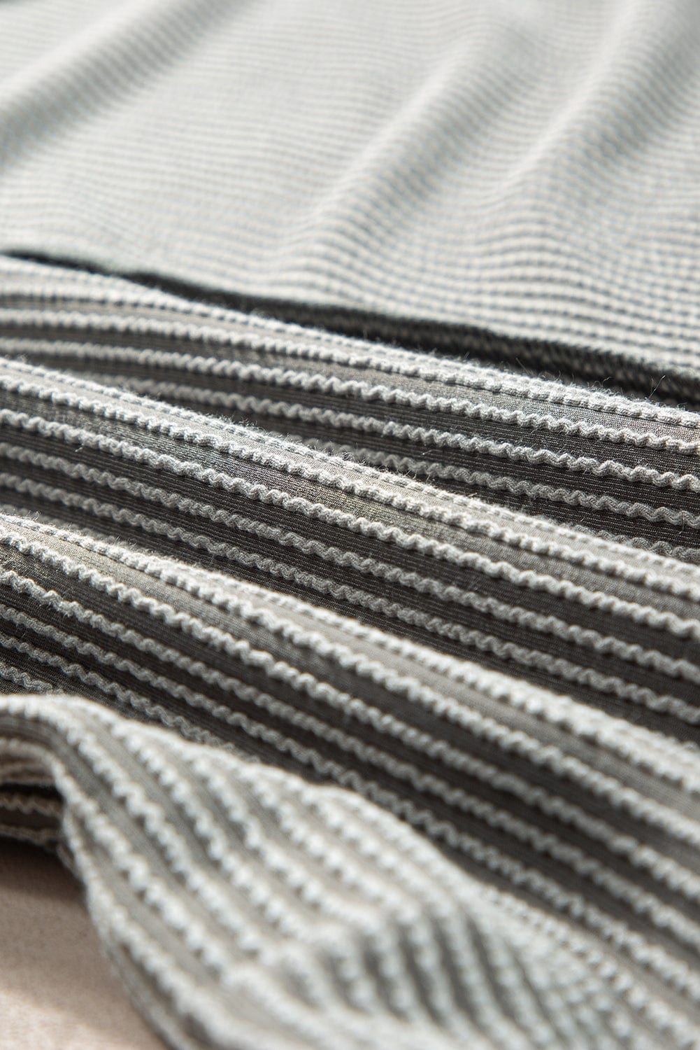 Tops/Tops & Tees Summer Knit Exposed Stitching T-shirt