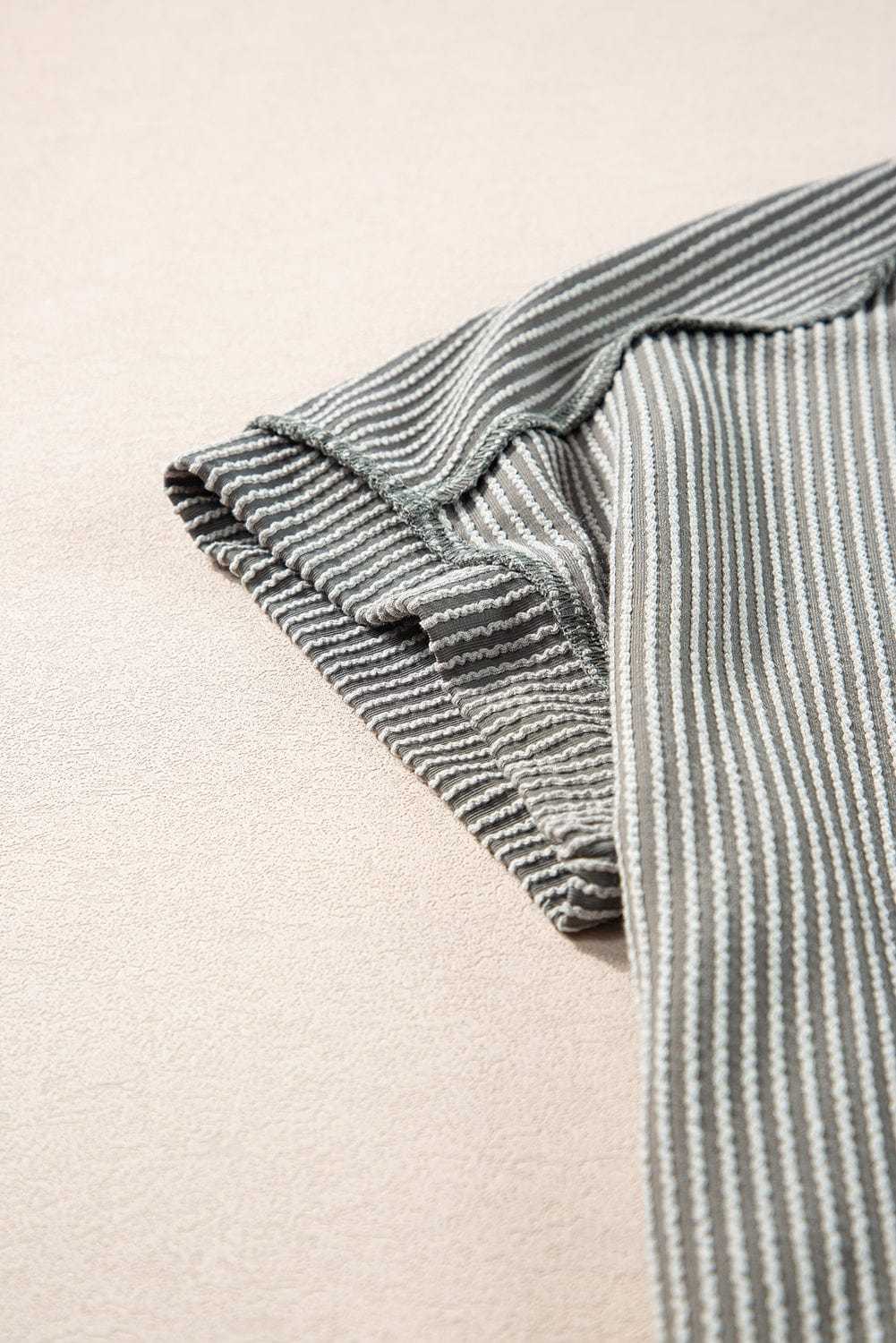 Tops/Tops & Tees Summer Knit Exposed Stitching T-shirt