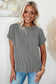 Tops/Tops & Tees Summer Knit Exposed Stitching T-shirt