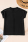 Tops/Tops & Tees Summer Knit Exposed Stitching T-shirt